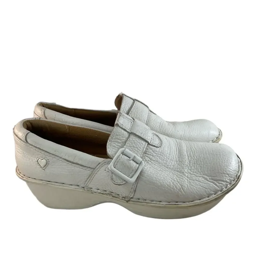 Nurse Mates Gelsey Pillow Top White Shoes 8.5